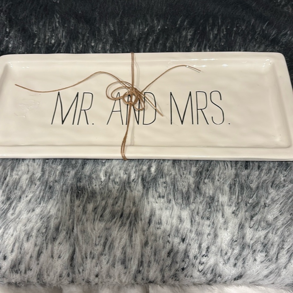 Pier1‎ Imports Mr and Mrs Serving Platter